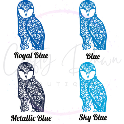 Owl Mandala Decal