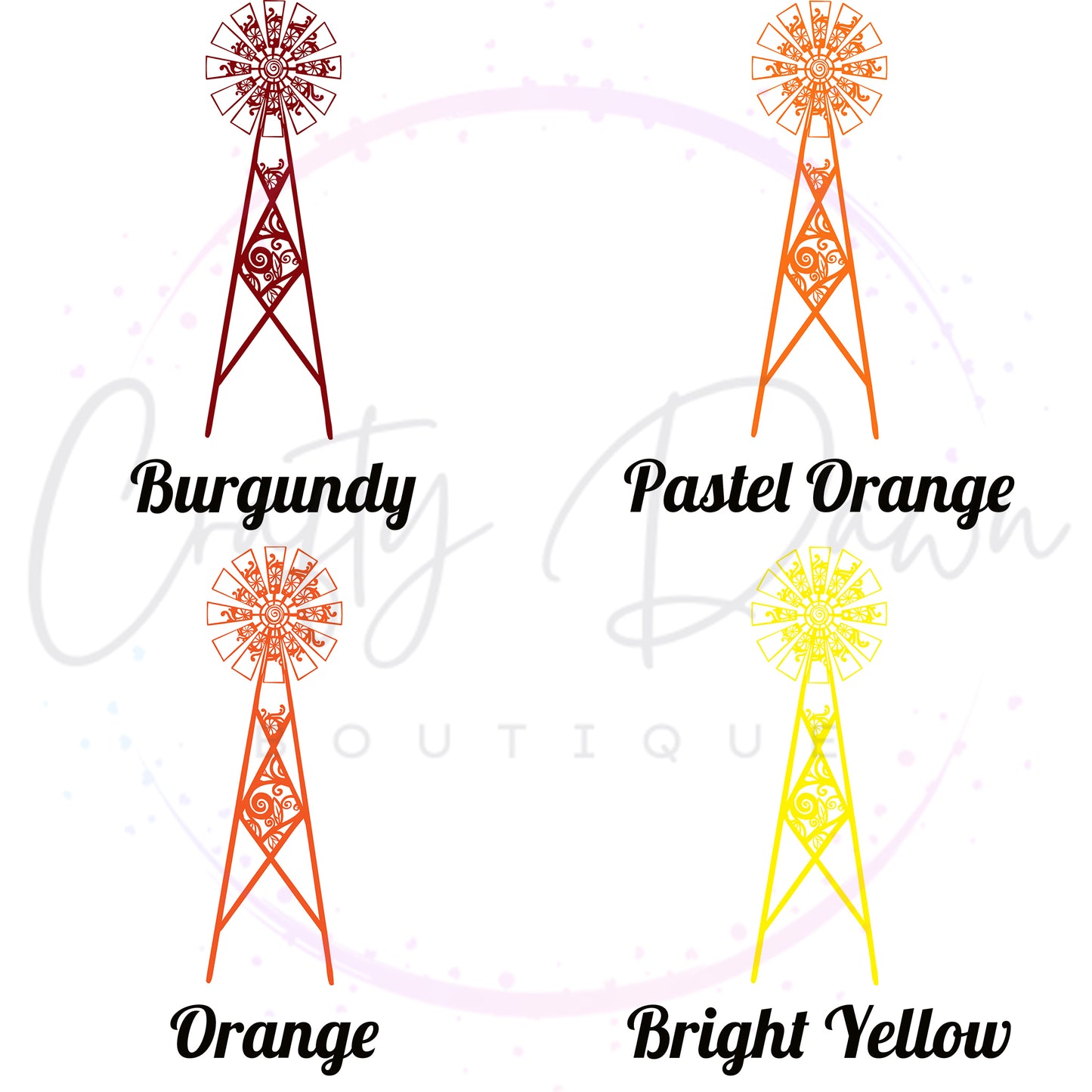 Farmhouse Windmill Decal