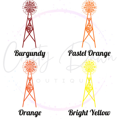 Farmhouse Windmill Decal