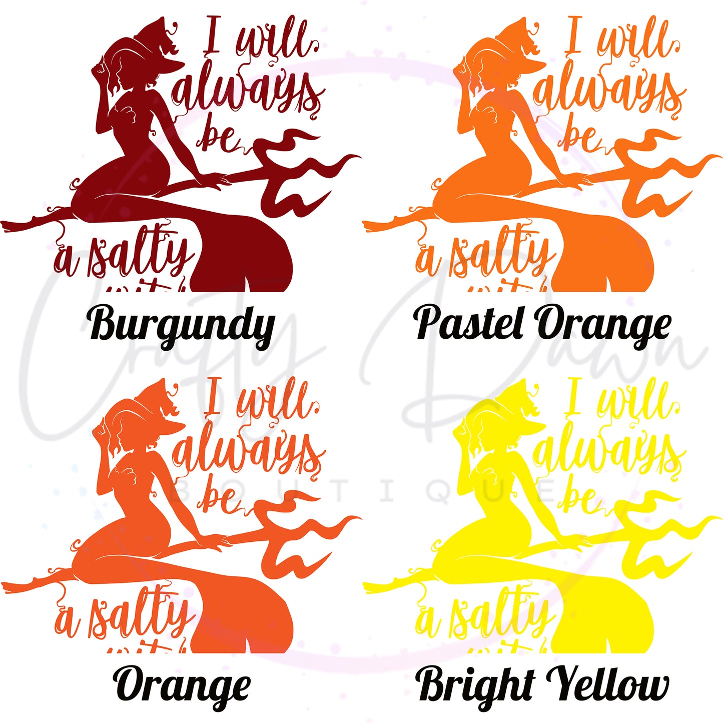 Salty Witch Decal