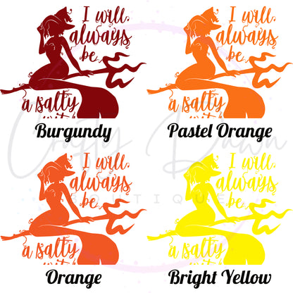 Salty Witch Decal