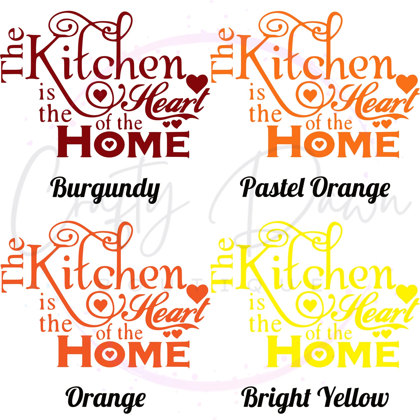 Heart Of The Home Decal