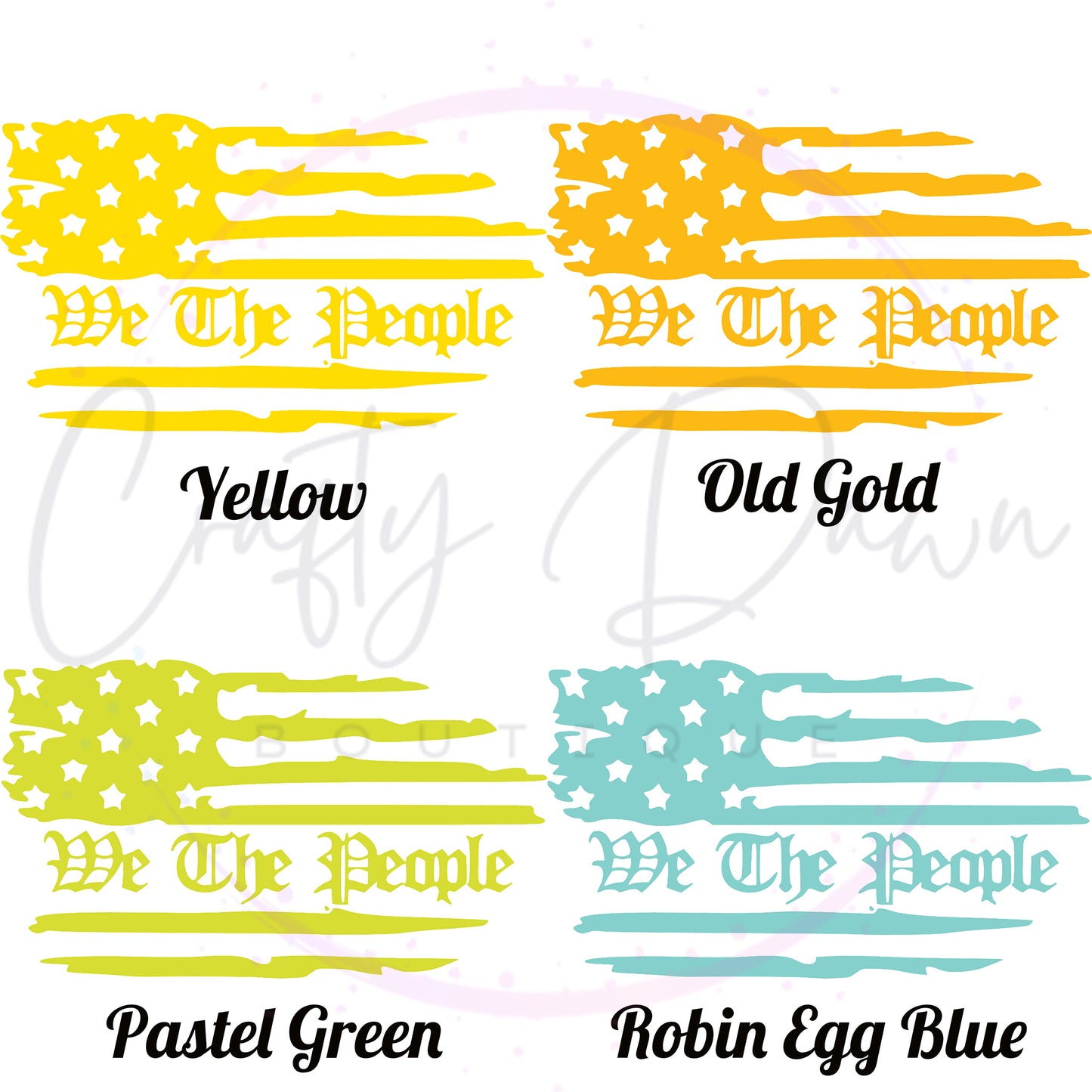 We The People Decal