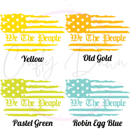 We The People Decal