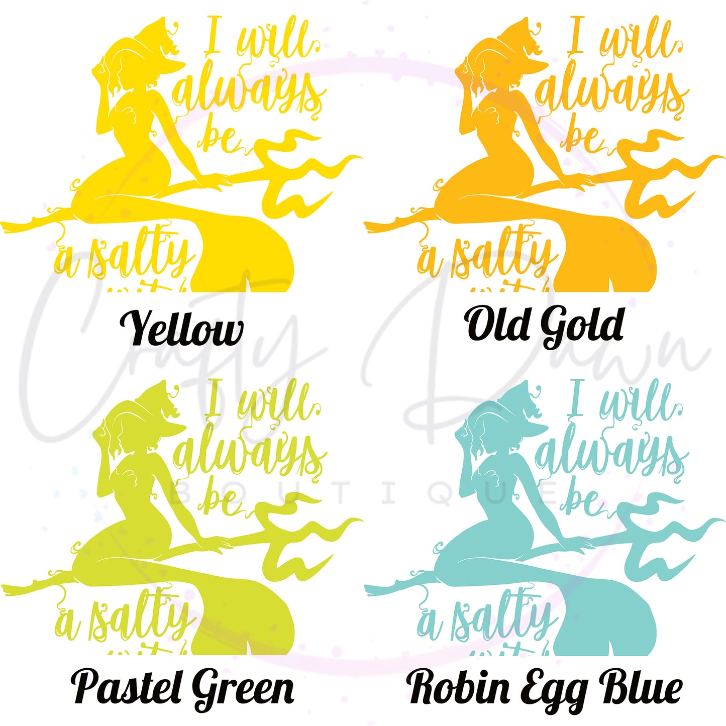 Salty Witch Decal