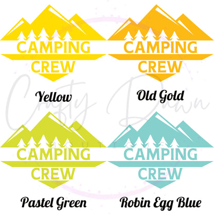 Camping Crew Decal