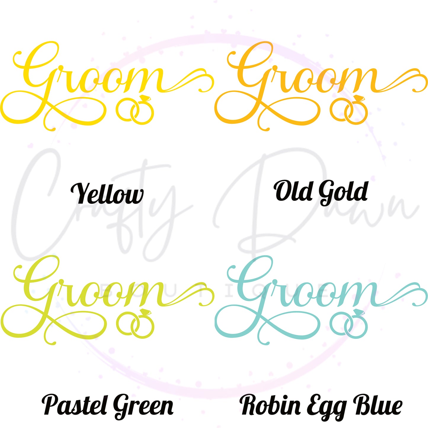 Groom Acrylic Sign