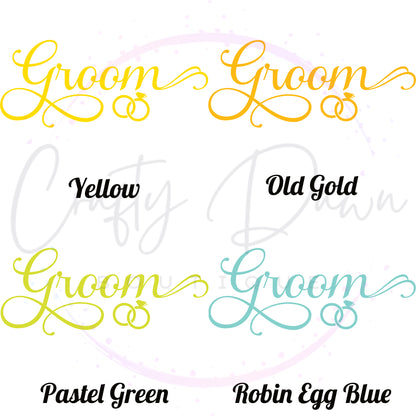 Groom Acrylic Sign