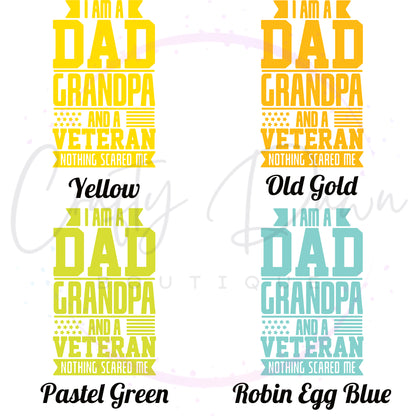 Dad Grandpa Veteran Decal
