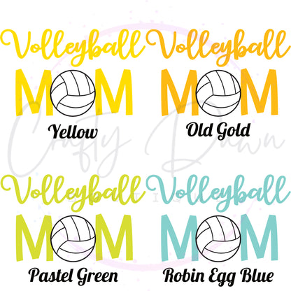 Volleyball Mom Decal