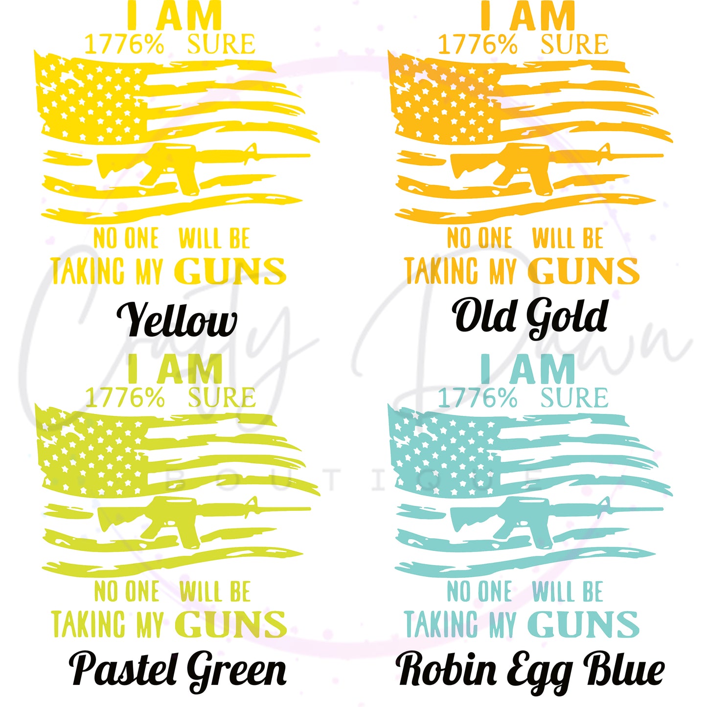 I Am 1776% Sure Decal