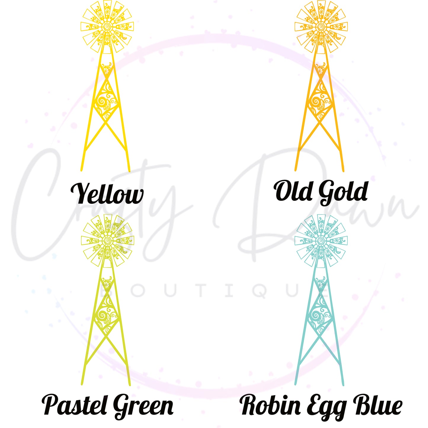 Farmhouse Windmill Decal