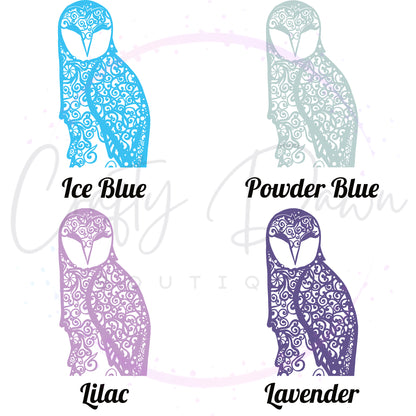 Owl Mandala Decal