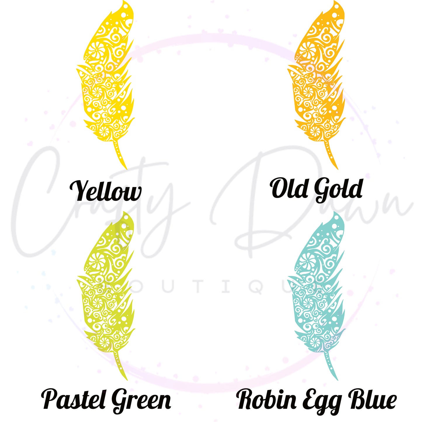 Feather Mandala Decal