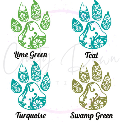 Paw Mandala Decal
