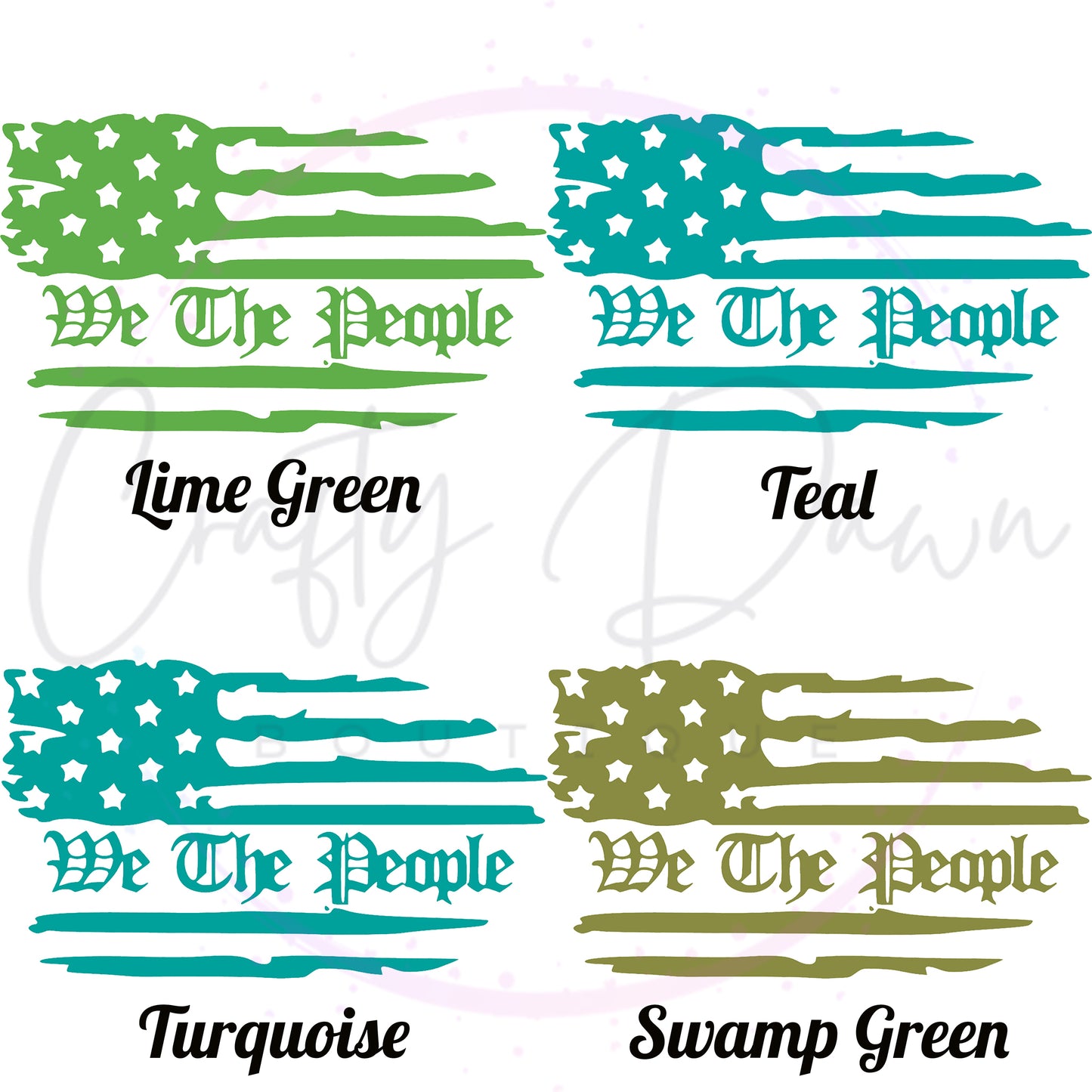 We The People Decal