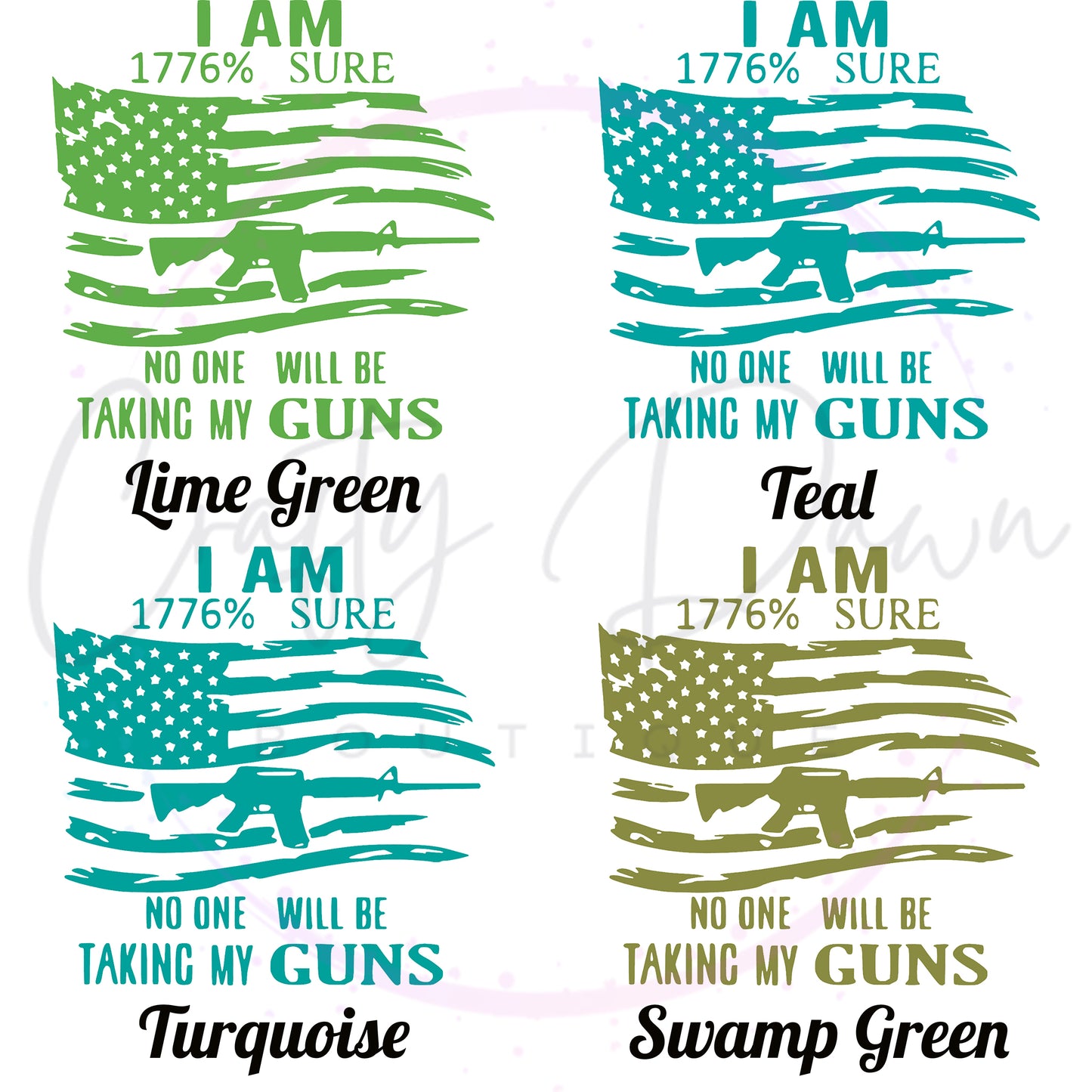 I Am 1776% Sure Decal