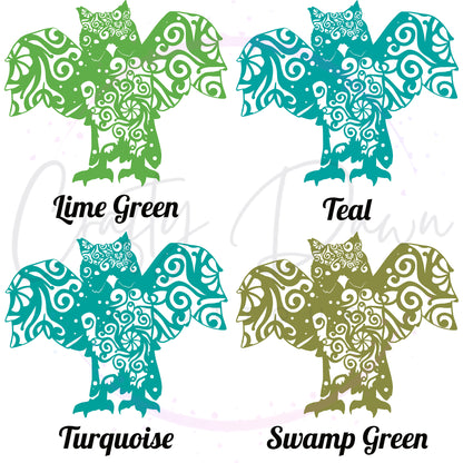 Owl Mandala Decal 2