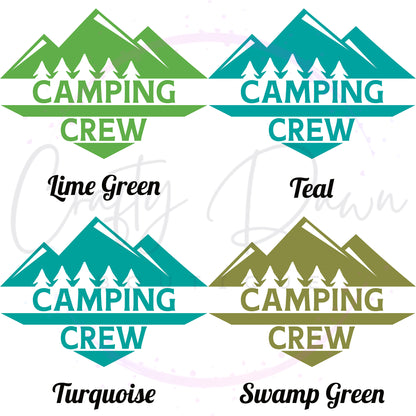 Camping Crew Decal