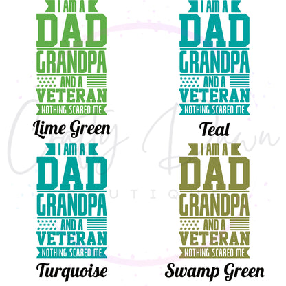 Dad Grandpa Veteran Decal