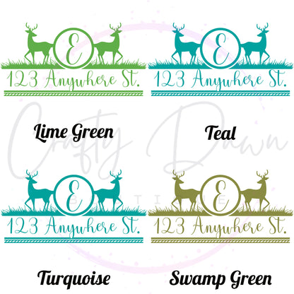 Deer Mailbox Decal