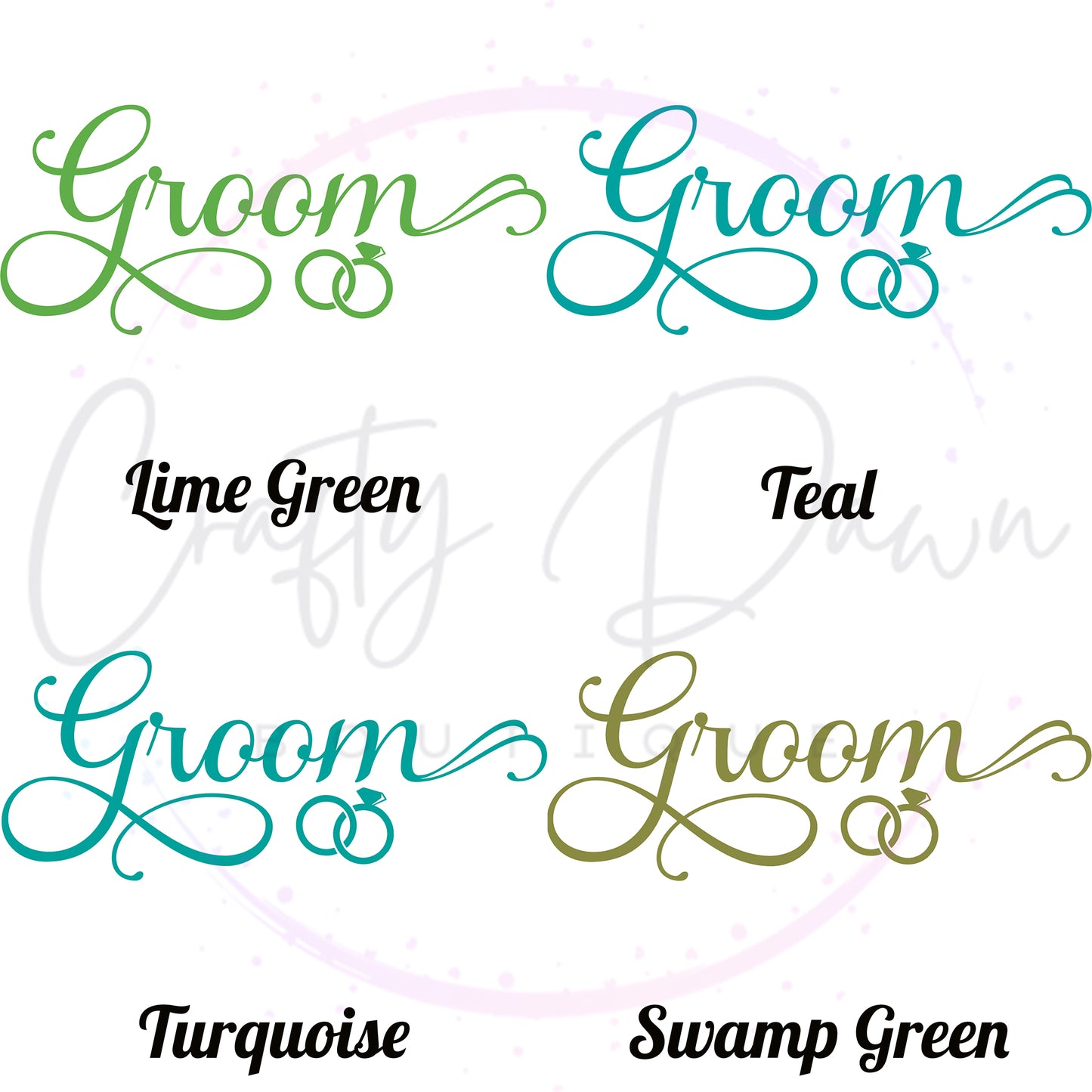 Groom Acrylic Sign