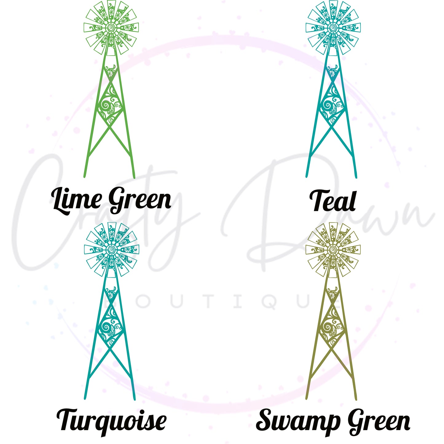 Farmhouse Windmill Decal