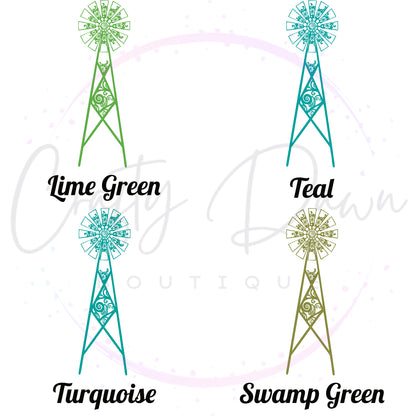 Farmhouse Windmill Decal