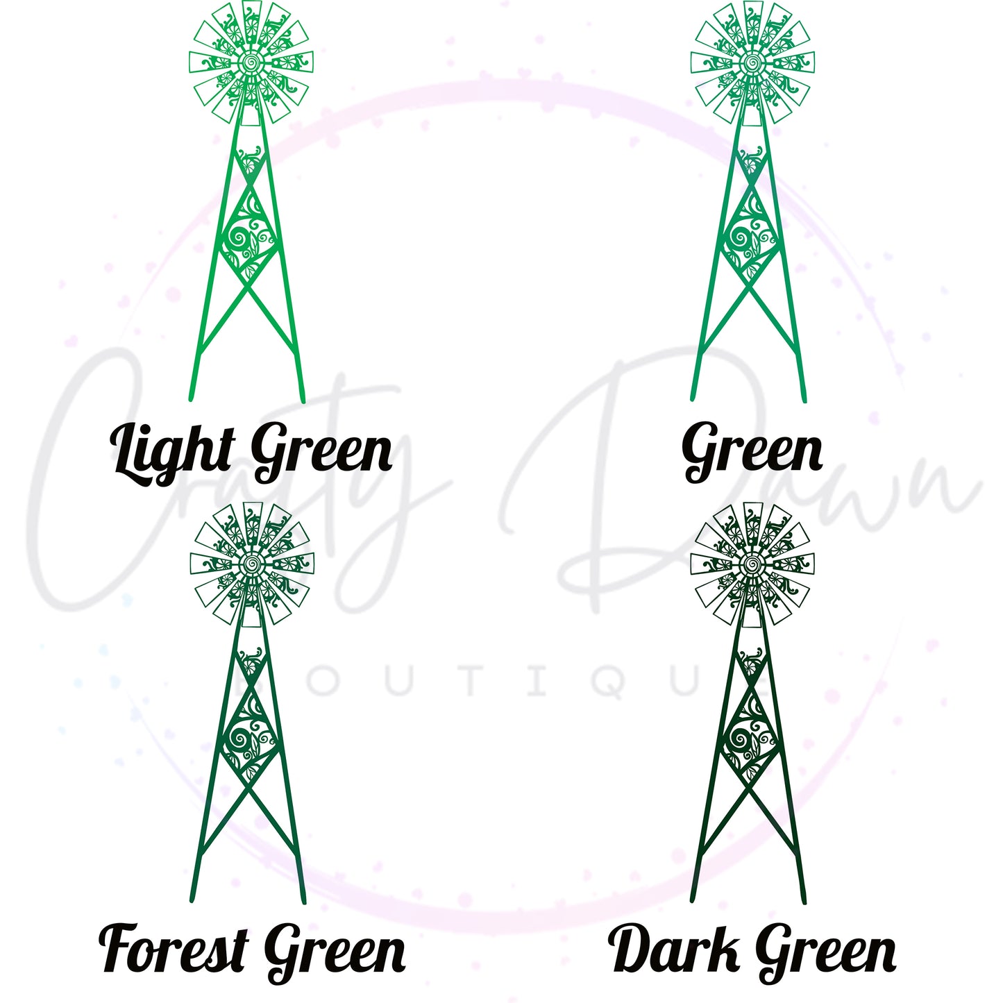 Farmhouse Windmill Decal