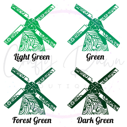 Windmill Mandala Decal