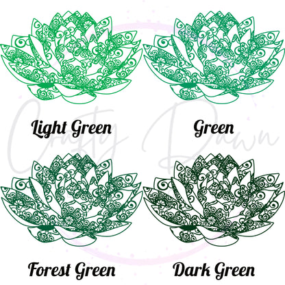 Lily Mandala Decal
