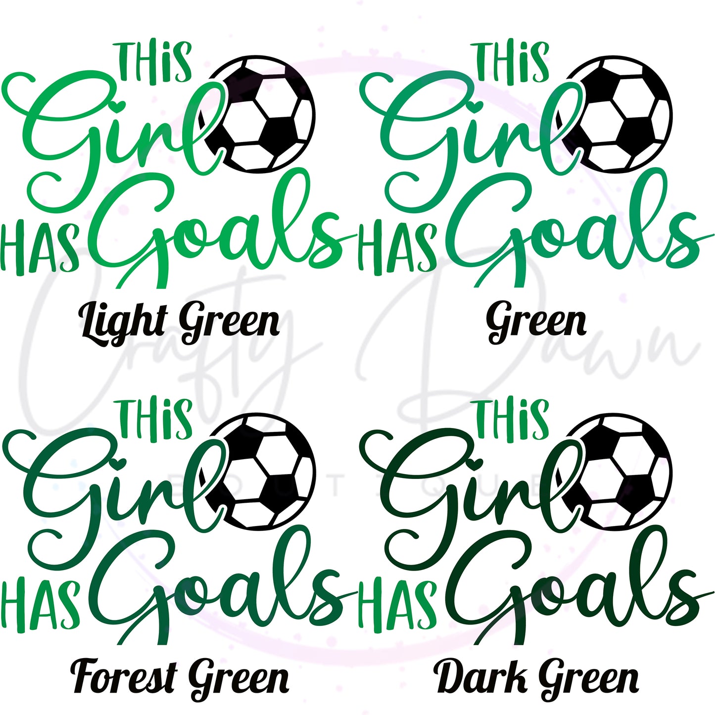 This Girl Has Goals Decal