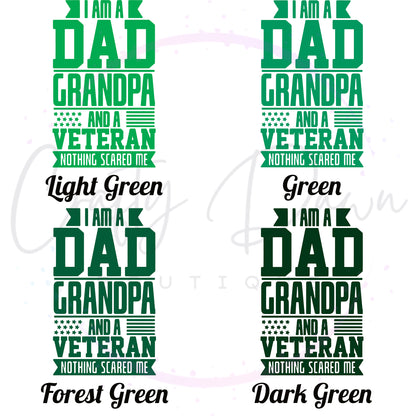 Dad Grandpa Veteran Decal