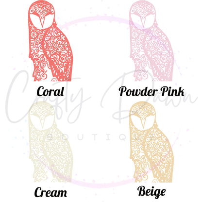 Owl Mandala Decal
