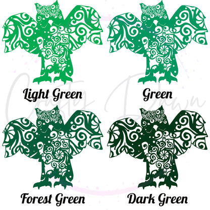 Owl Mandala Decal 2