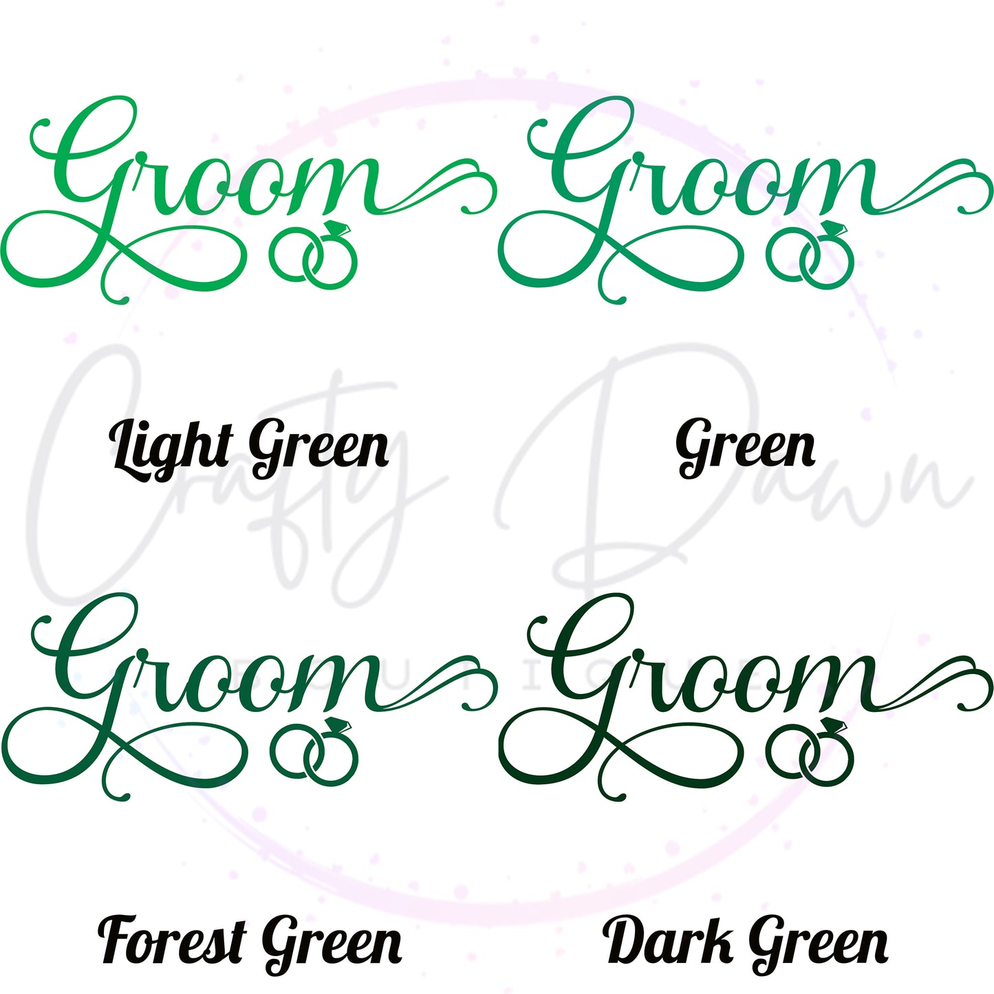 Groom Acrylic Sign