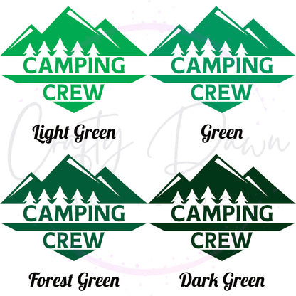 Camping Crew Decal