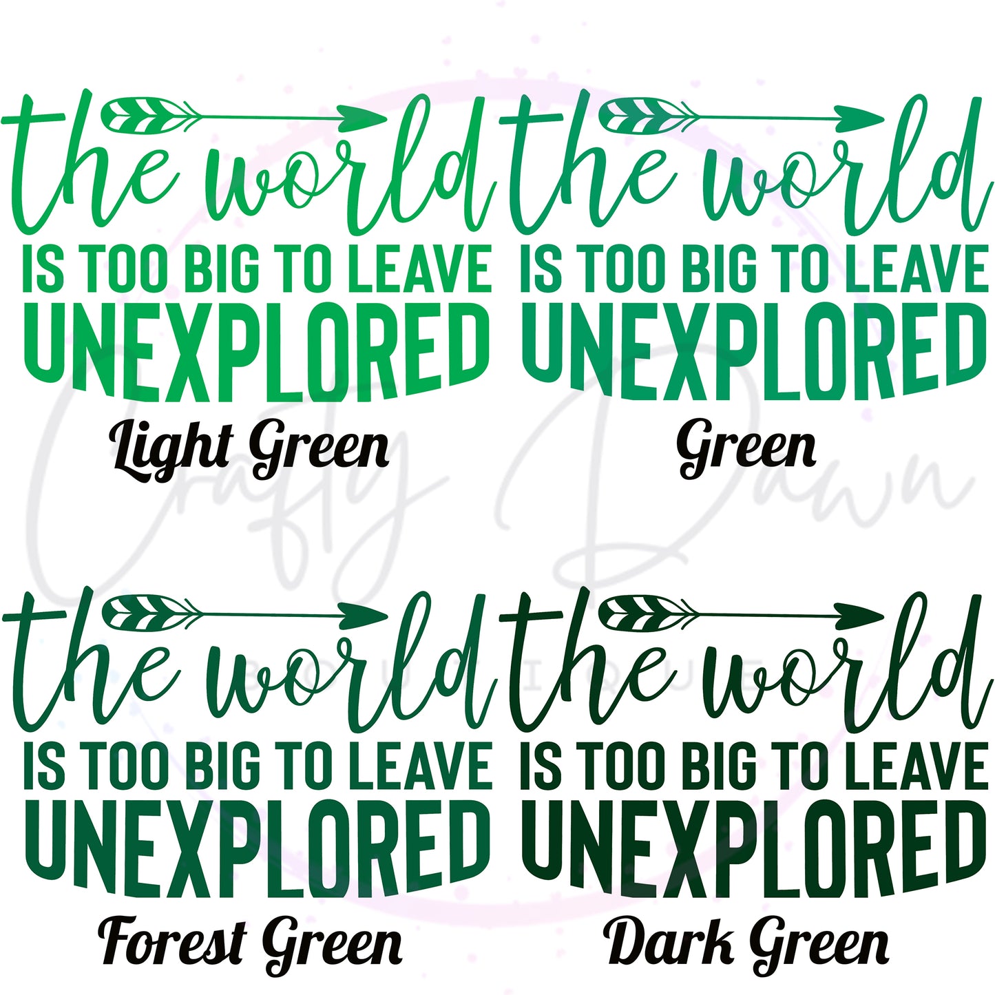 The World Is Too Big Decal