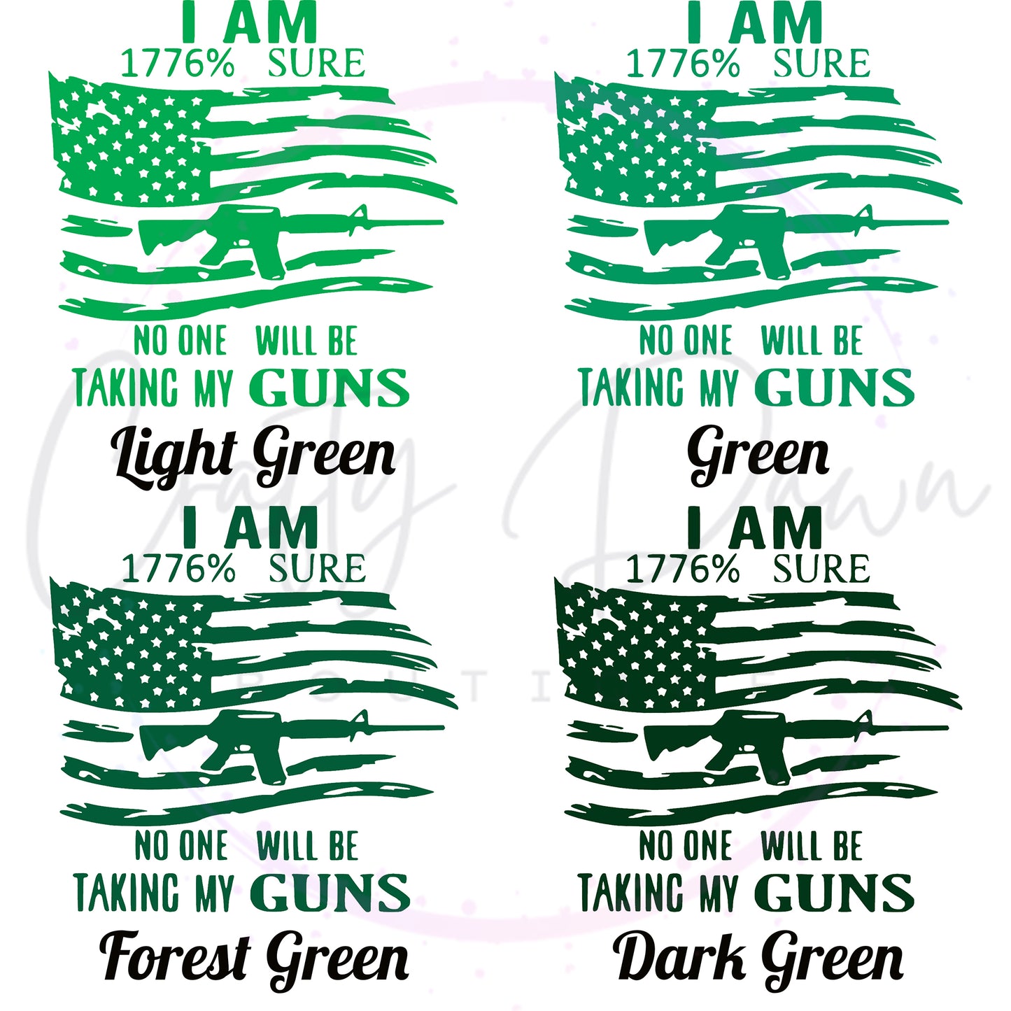 I Am 1776% Sure Decal
