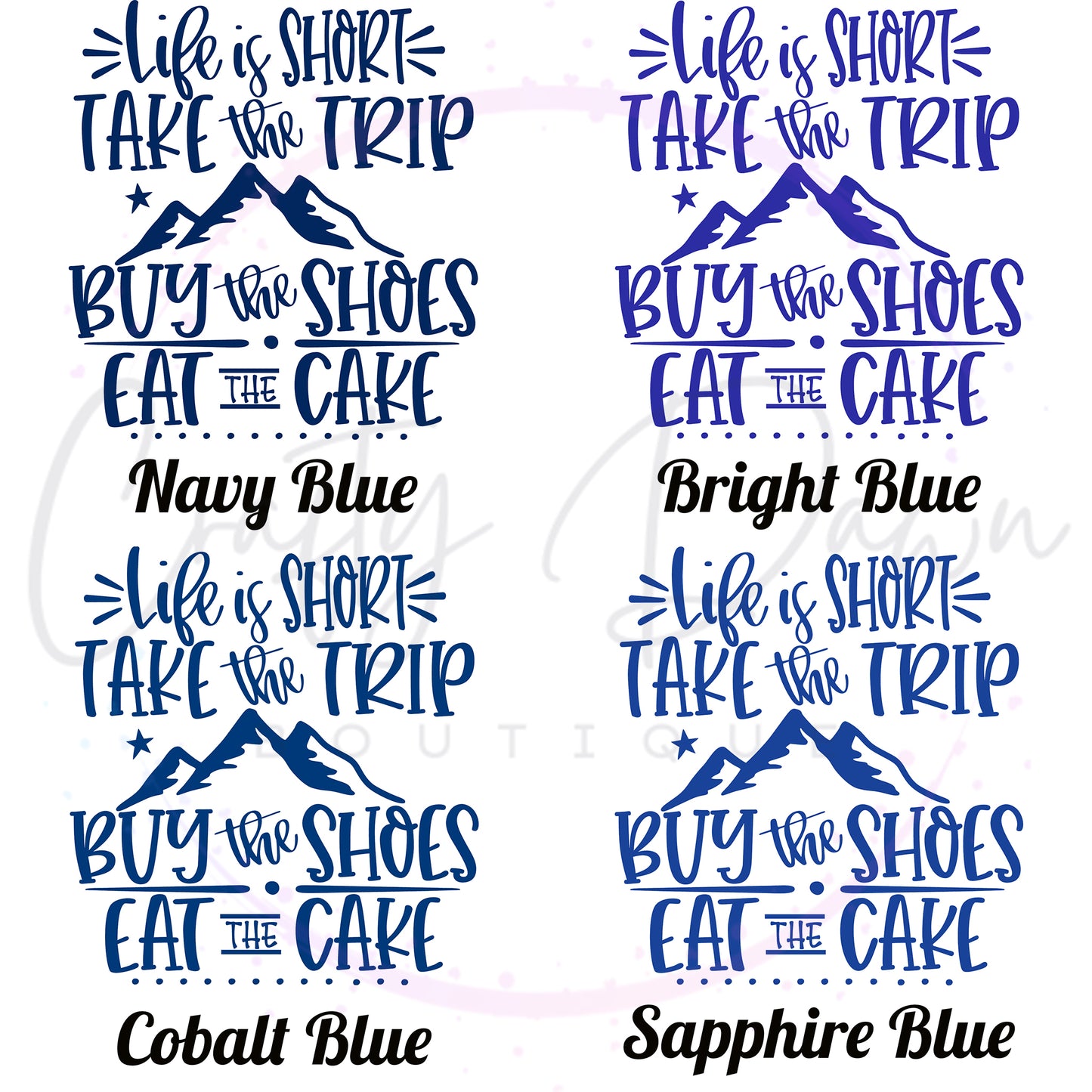 Life Is Short Take The Trip Decal