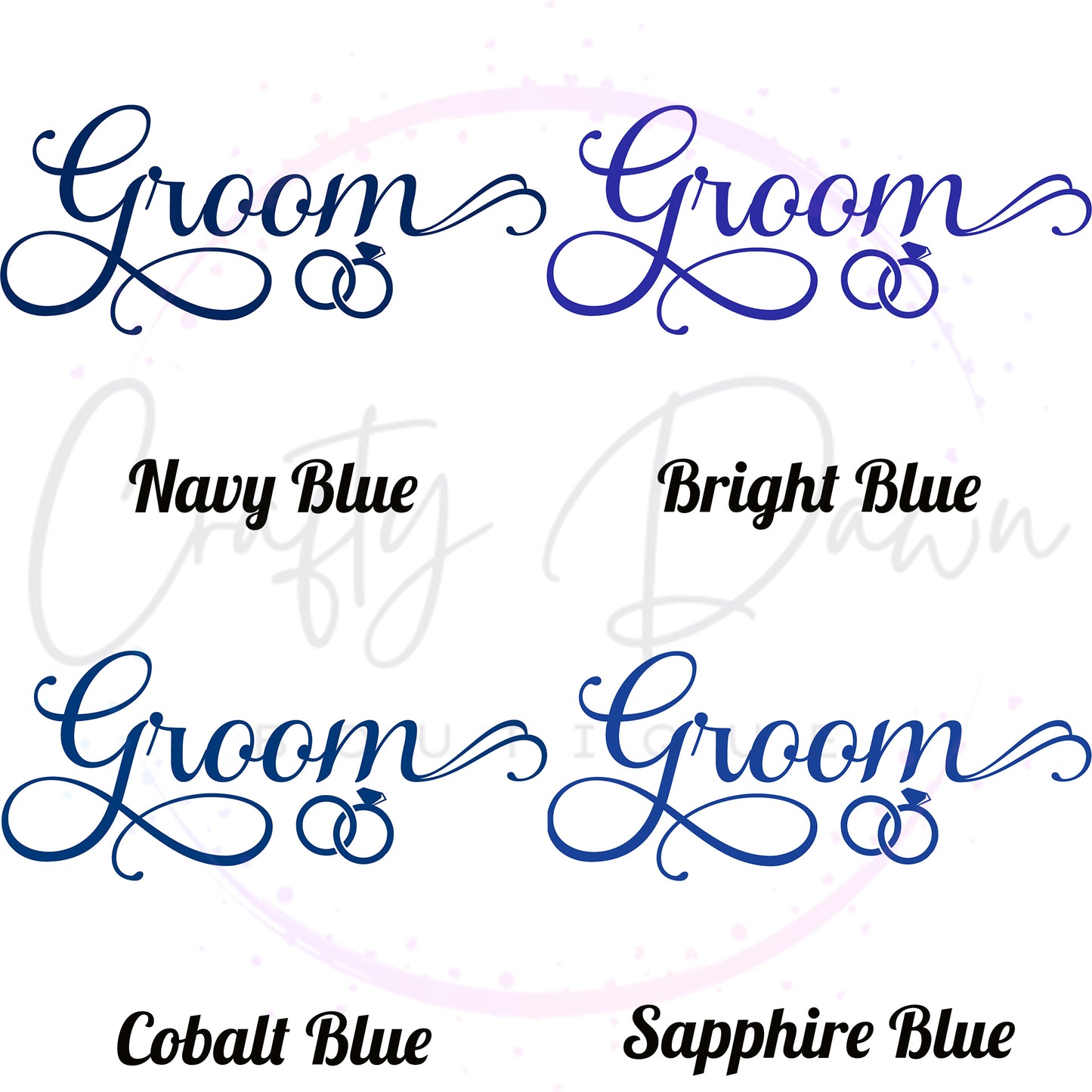 Groom Acrylic Sign