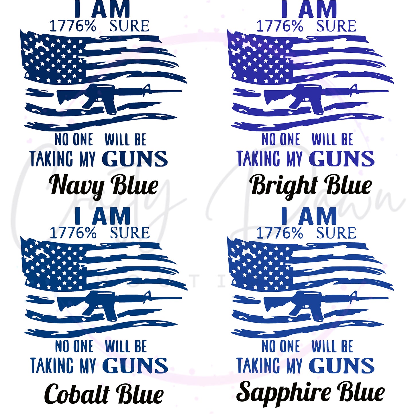 I Am 1776% Sure Decal