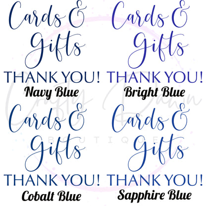 Cards And Gifts Acrylic Sign