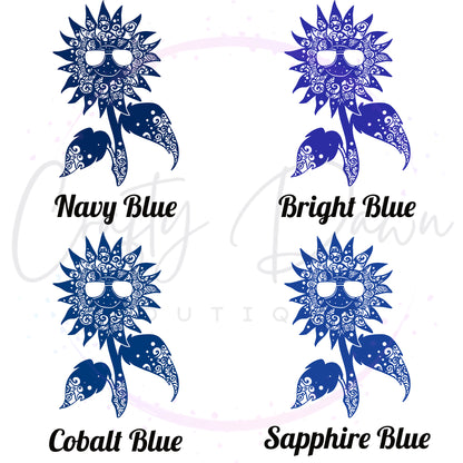 Cool Sunflower Mandala Decal