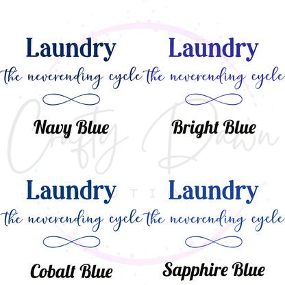 Laundry, The Neverending Cycle Decal