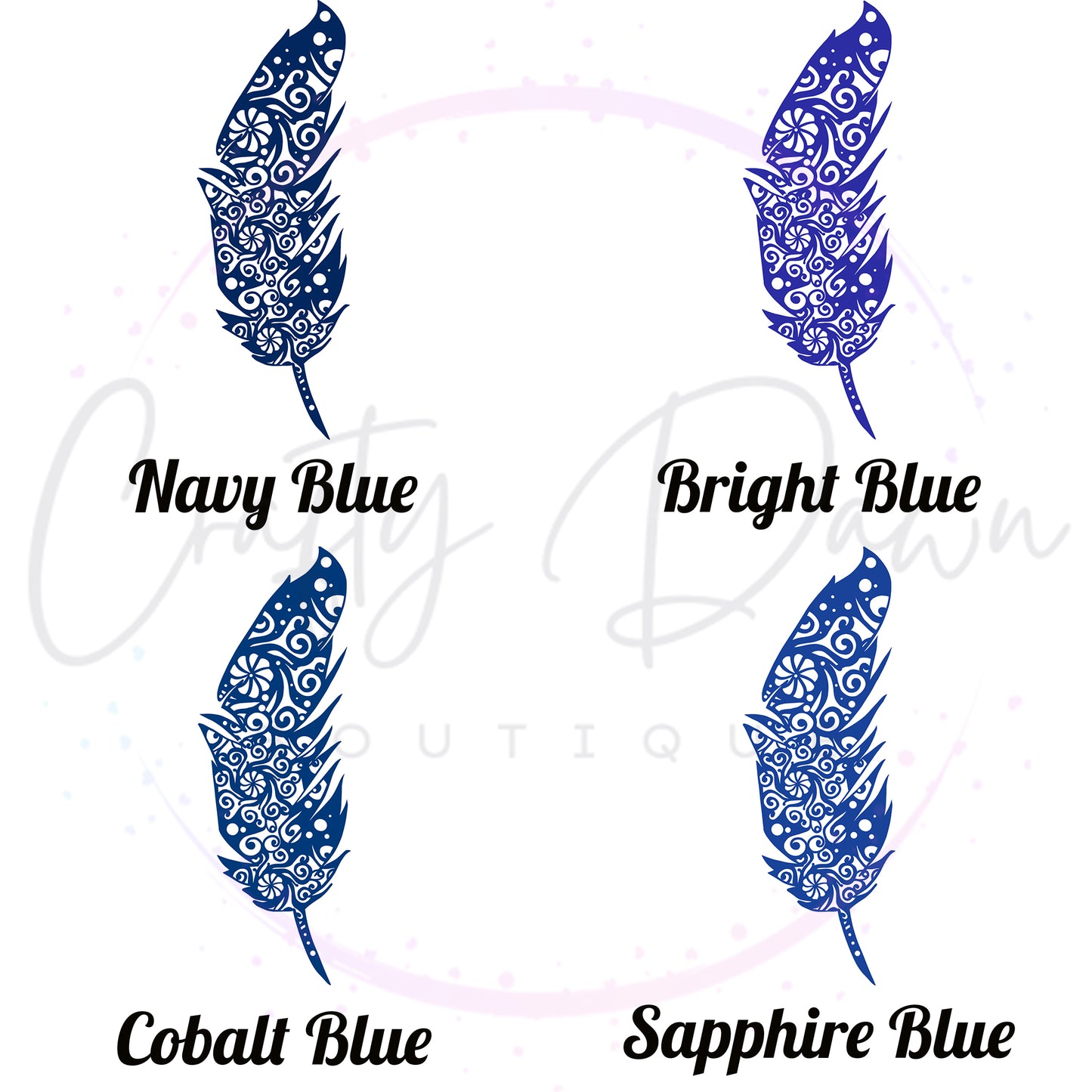 Feather Mandala Decal