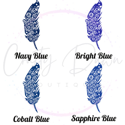 Feather Mandala Decal