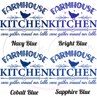 Farmhouse Kitchen Gather Around Decal