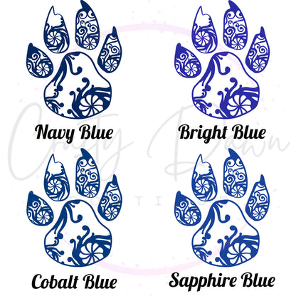 Paw Mandala Decal