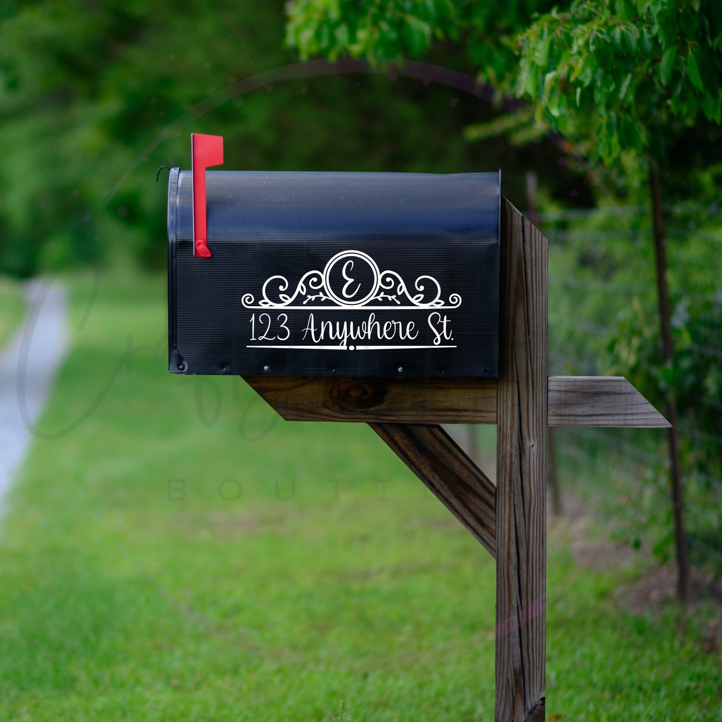 Vine Mailbox Decal